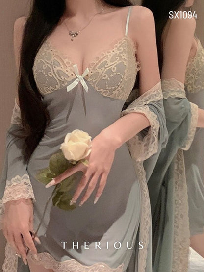 Harper Lace Dress Robes Set SX1094 [Preorder]