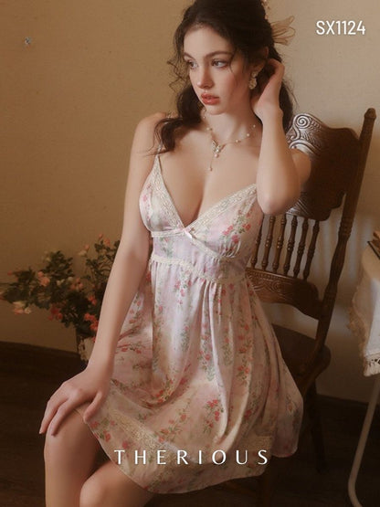 Harper French Floral Lingerie SX1124 [Preorder] [Got Plus Size]