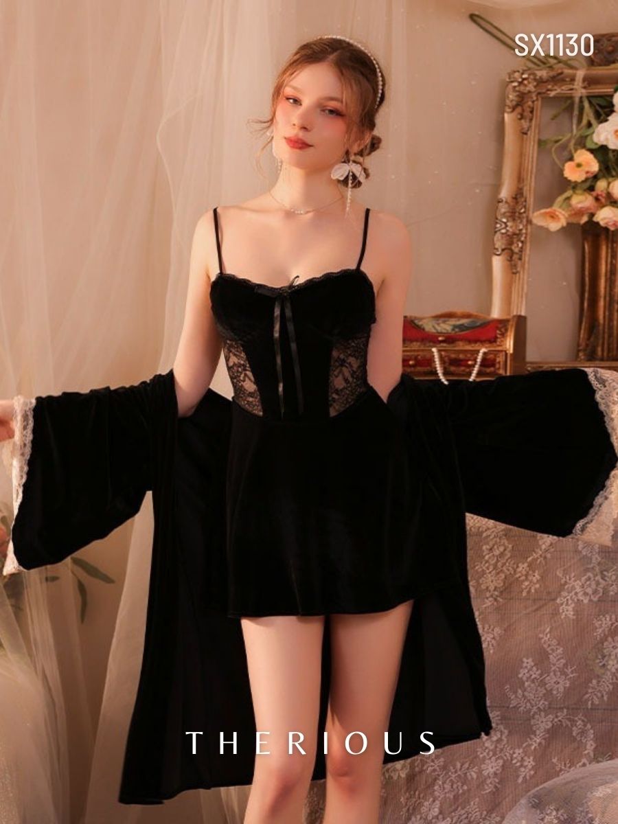 Harper Velvet Dress Lingerie SX1130 [Pre-order]