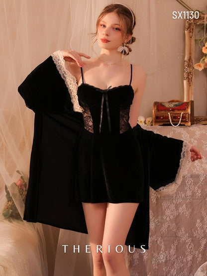 Harper Velvet Dress Lingerie SX1130 [Pre-order]