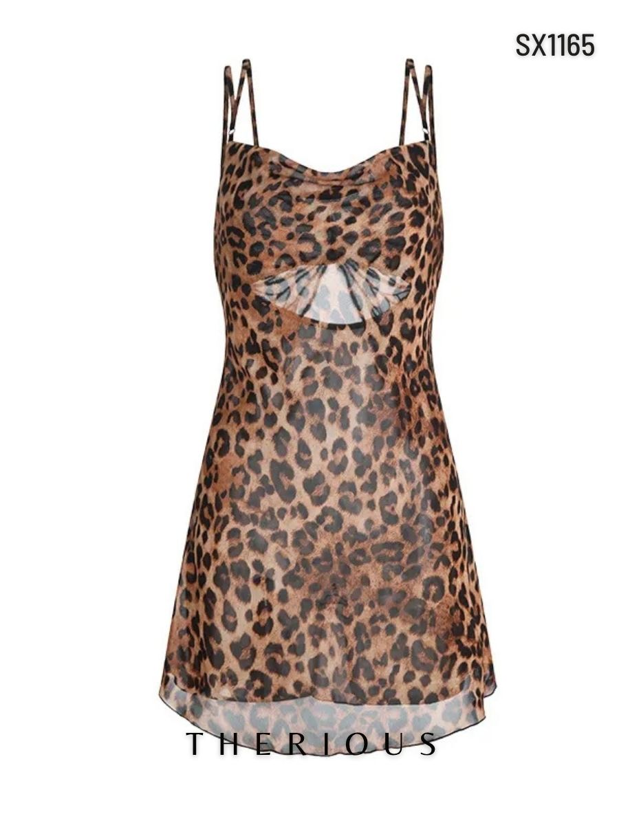 Daphne Butterfly Leoprint Dress Lingerie SX1165 [Pre-order]