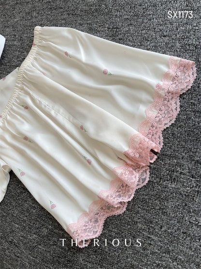 Daphne Lace Pants Set Lingerie SX1173 [Pre-order]