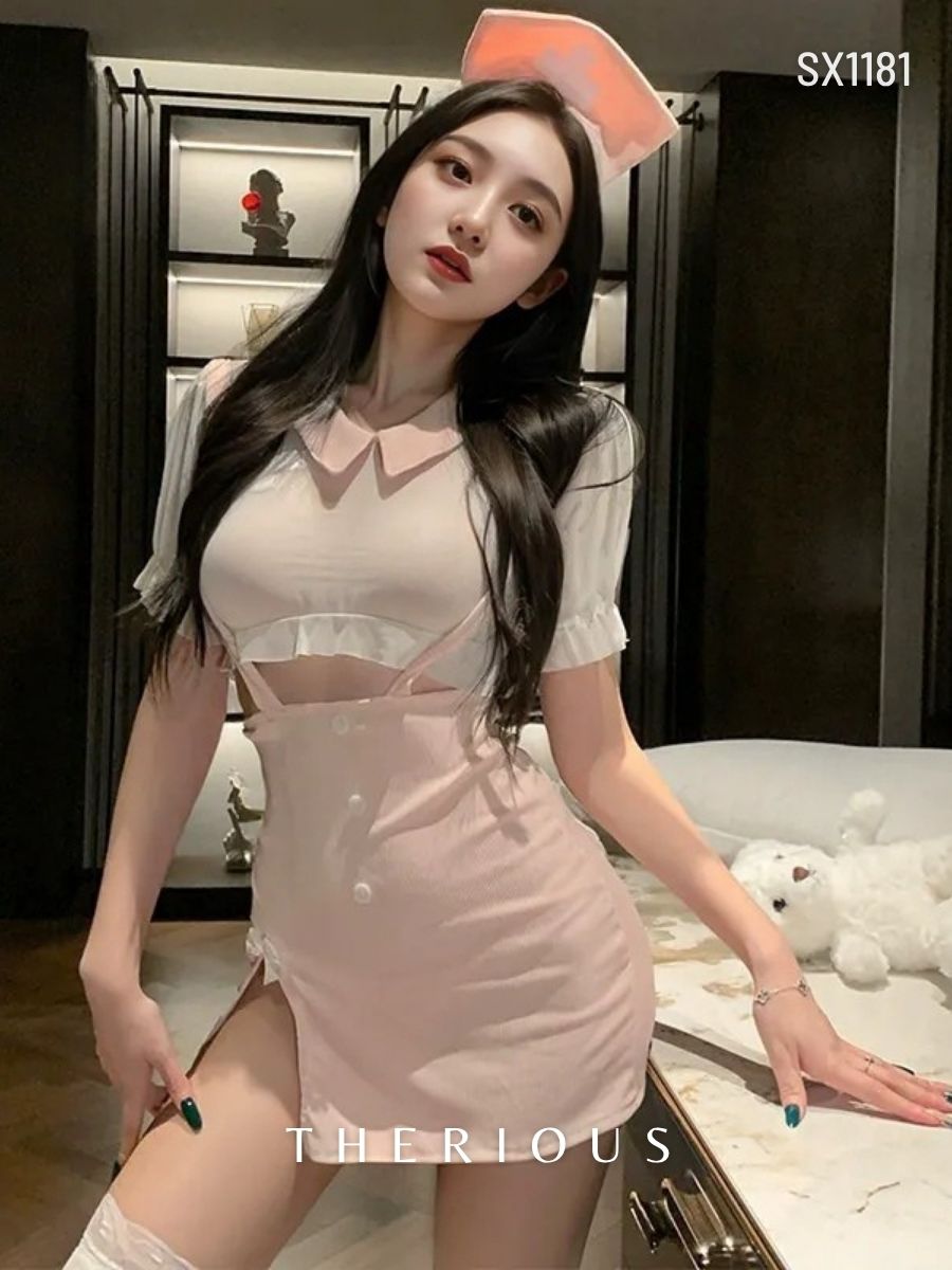 Madison Nurse Costume Lingerie SX1181 [Ready Stock]