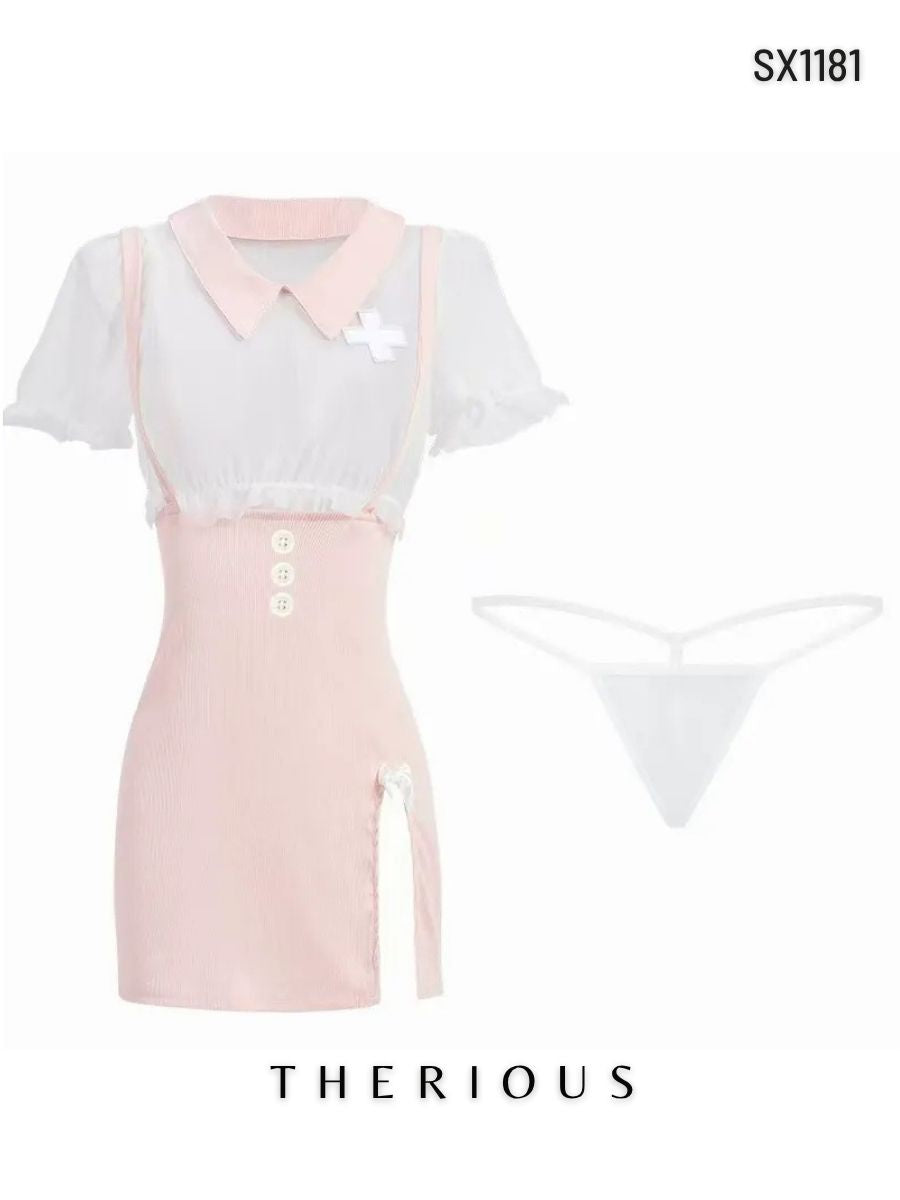 Madison Nurse Costume Lingerie SX1181 [Ready Stock]