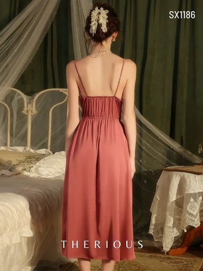 Madison Long Dress Lingerie SX1186 [Ready Stock]