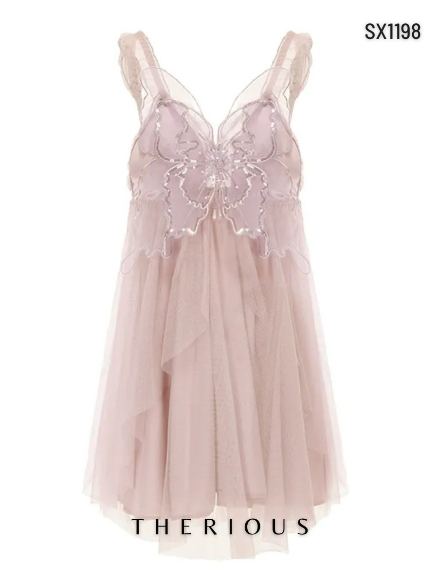 Madison Butterfly Dress Lingerie SX1198 [Preorder]