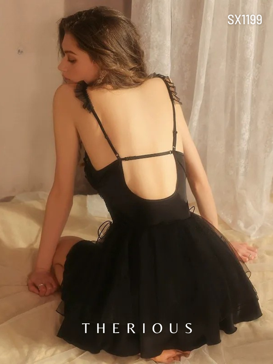 Madison Floral Dress Lingerie SX1199 [Ready Stock]