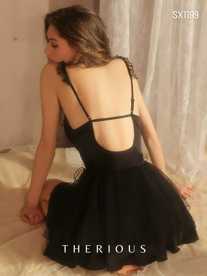 Madison Floral Dress Lingerie SX1199 [Ready Stock]