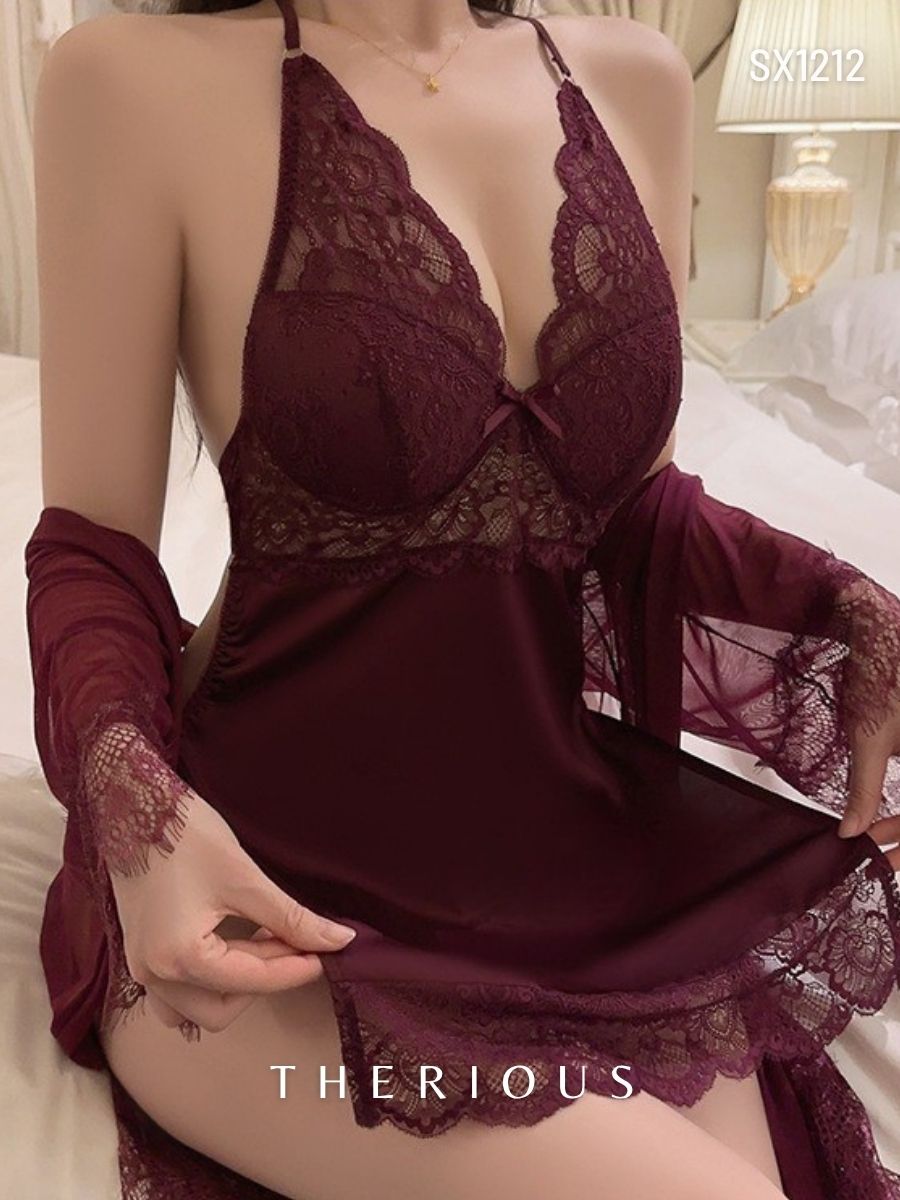 Madison Lace Dress Lingerie SX1212 [Ready Stock]