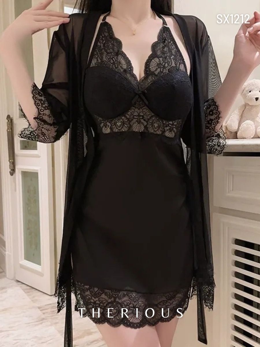 Madison Lace Dress Lingerie SX1212 [Ready Stock]