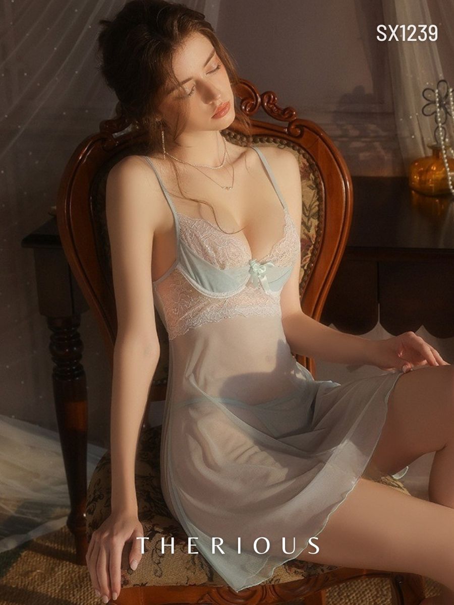 Bronya Tulle Dress Lingerie SX1239 [Ready Stock]