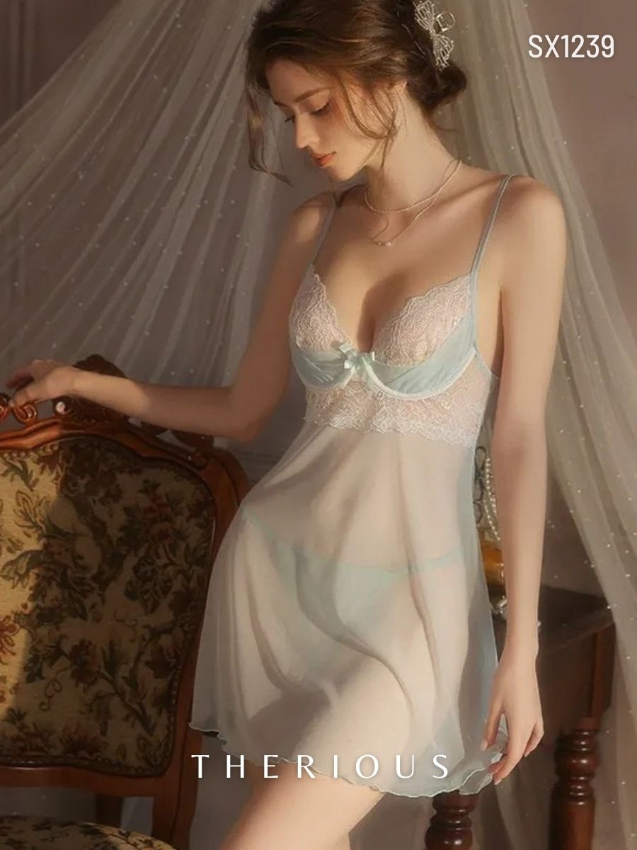 Bronya Tulle Dress Lingerie SX1239 [Ready Stock]