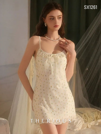 Dhyana Floral Dress Lingerie SX1261 [Ready Stock]