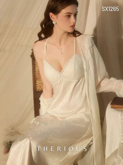Dhyana Long Dress Lingerie SX1265 [Ready Stock]