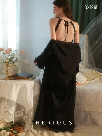 Dhyana Long Dress Lingerie SX1265 [Ready Stock]