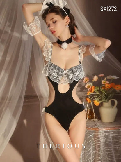 Dhyana Maid Costume Lingerie SX1272 [Ready Stock]