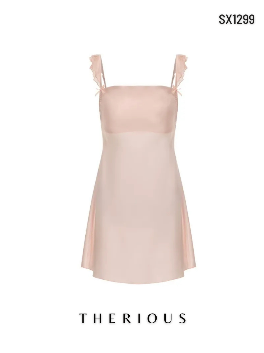 Dhyana Fluffy Dress Lingerie SX1299 [Ready Stock]