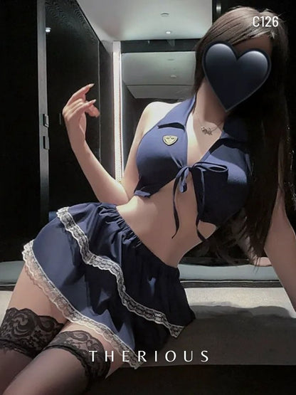 Rose Officer Costume Lingerie C126 [Preorder]