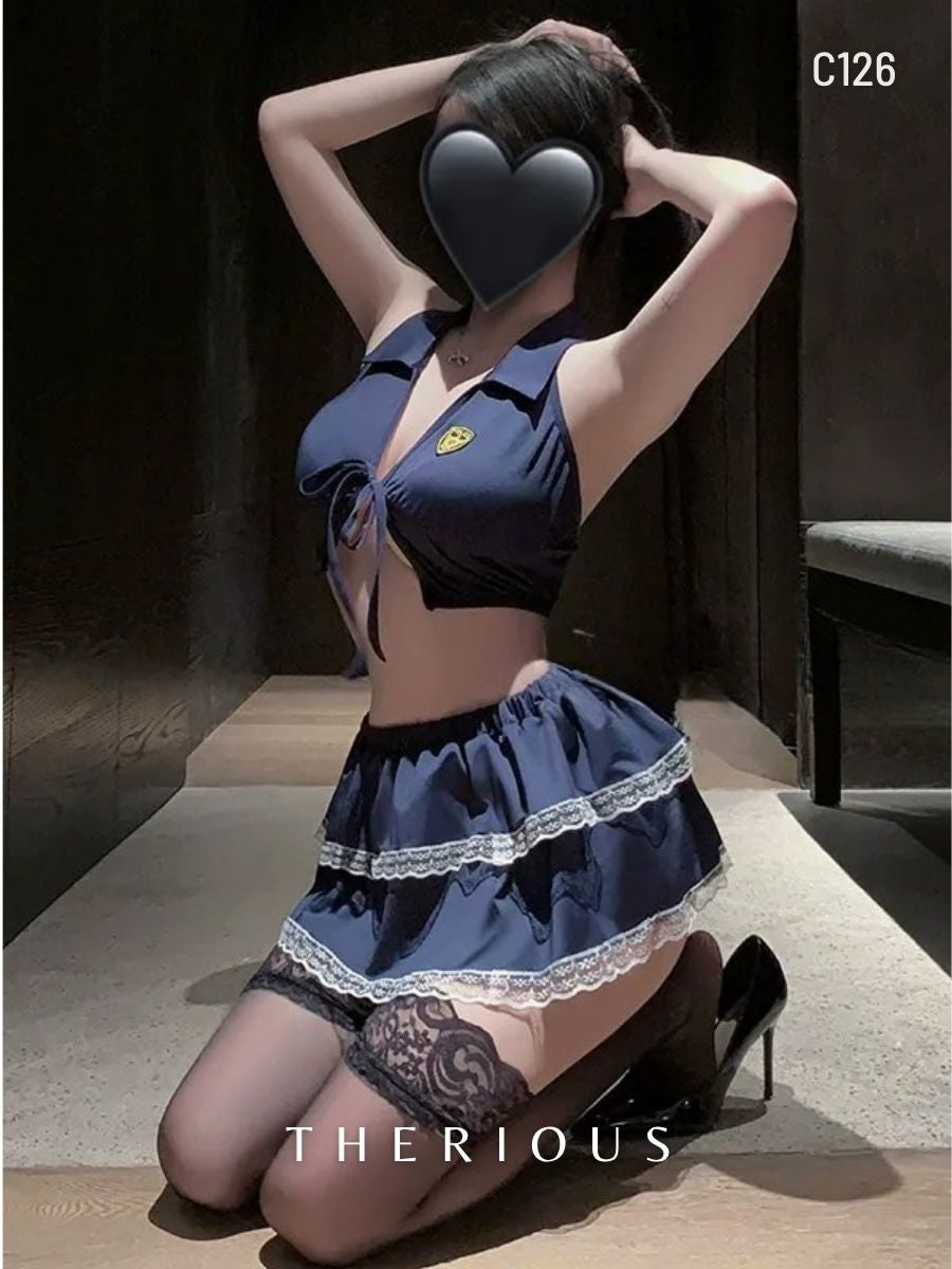Rose Officer Costume Lingerie C126 [Preorder]