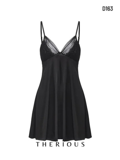 Willow Satin Dress Lingerie D163 [Ready Stock]