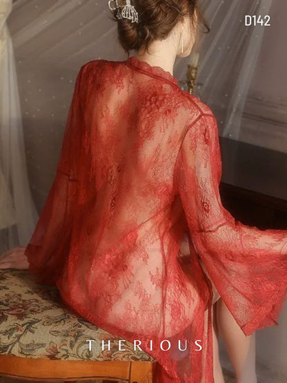 Maeve Lace Robes Lingerie D142 [Ready Stock]