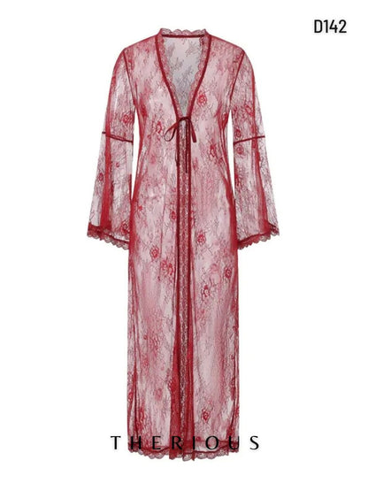 Maeve Lace Robes Lingerie D142 [Ready Stock]