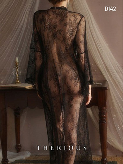 Maeve Lace Robes Lingerie D142 [Ready Stock]