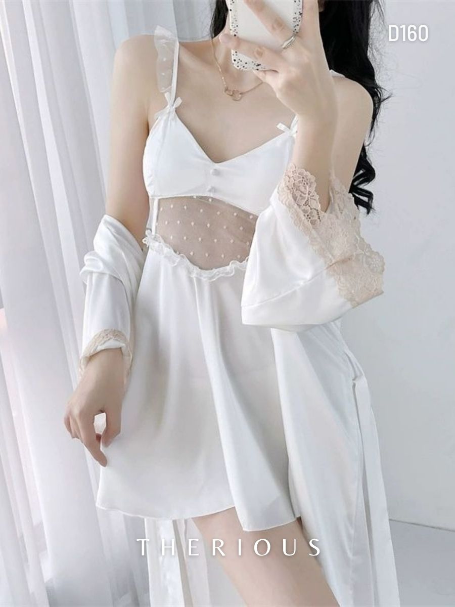 Rose Satin Dress Lingerie D160 [Preorder]
