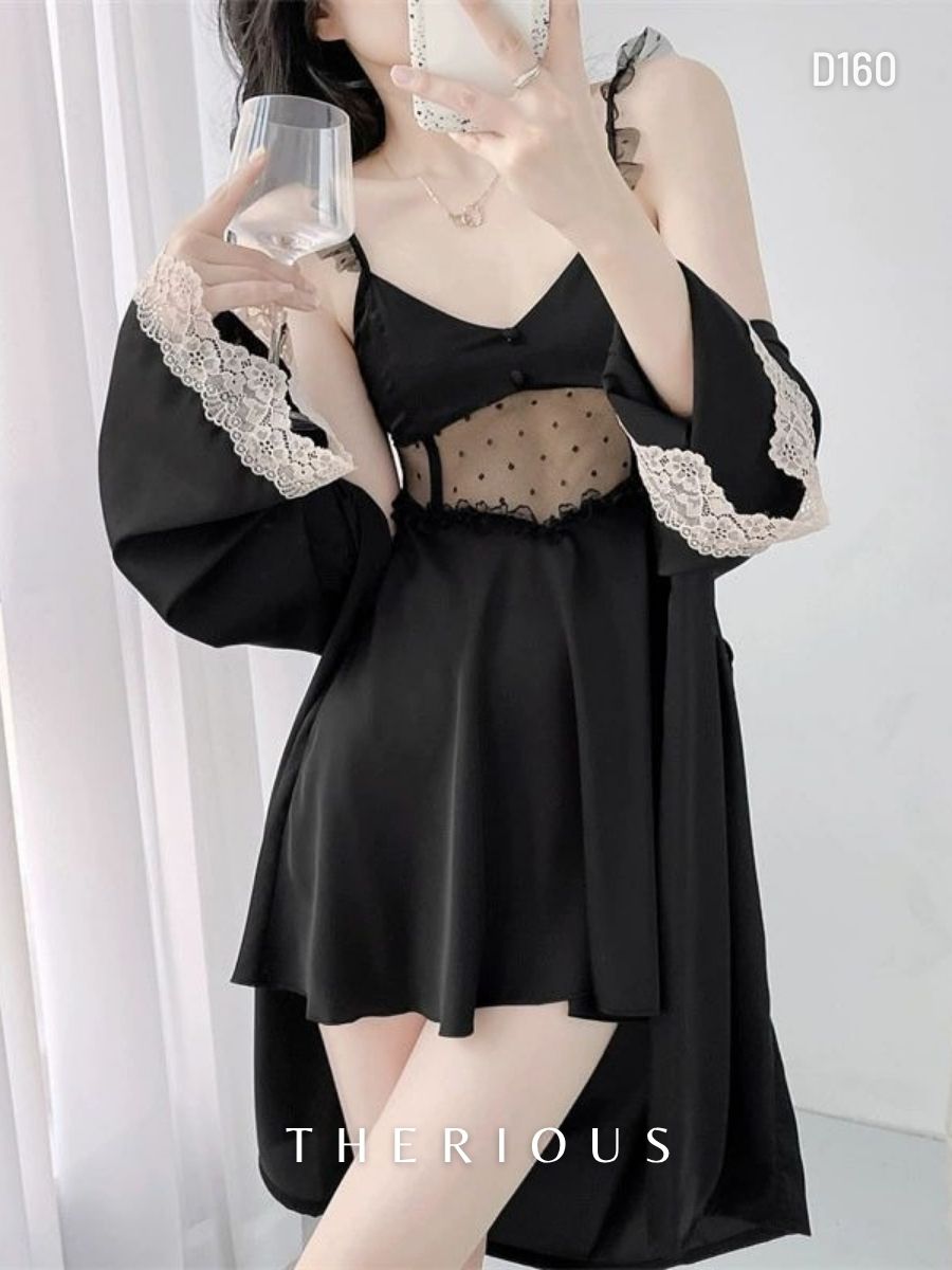 Rose Satin Dress Lingerie D160 [Preorder]