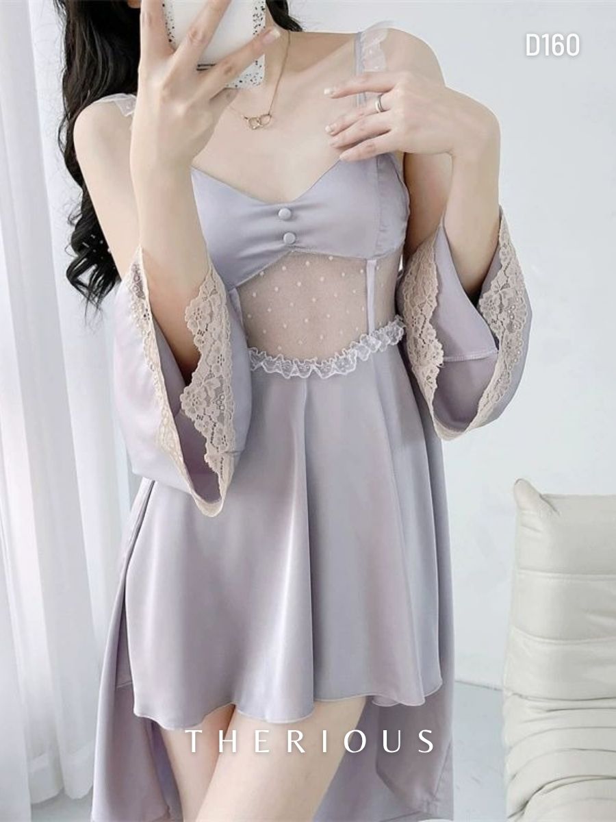Rose Satin Dress Lingerie D160 [Preorder]