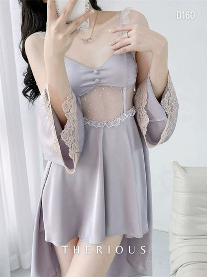 Rose Satin Dress Lingerie D160 [Preorder]