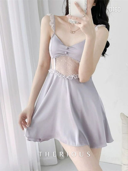 Rose Satin Dress Lingerie D160 [Preorder]