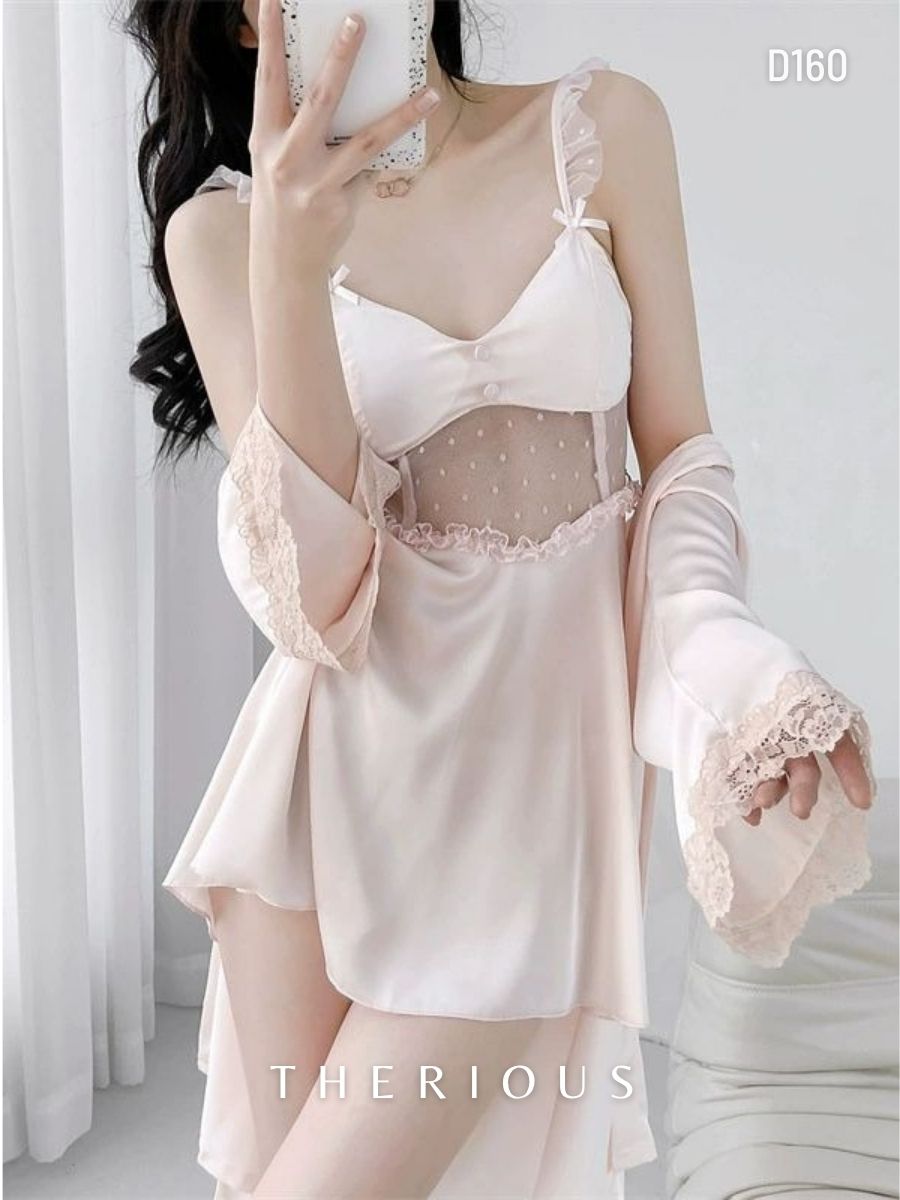 Rose Satin Dress Lingerie D160 [Preorder]