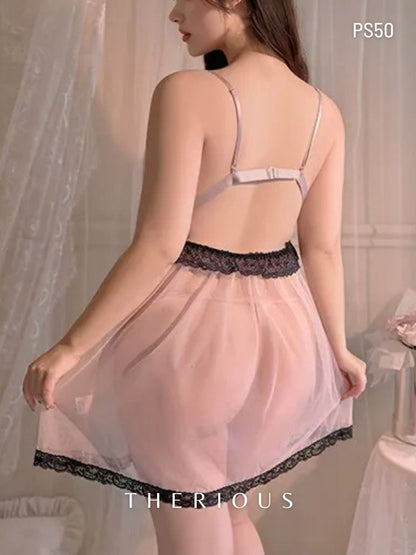 Daphne Tulle Dress Lingerie PS50 [Ready Stock] [Got Plus Size]