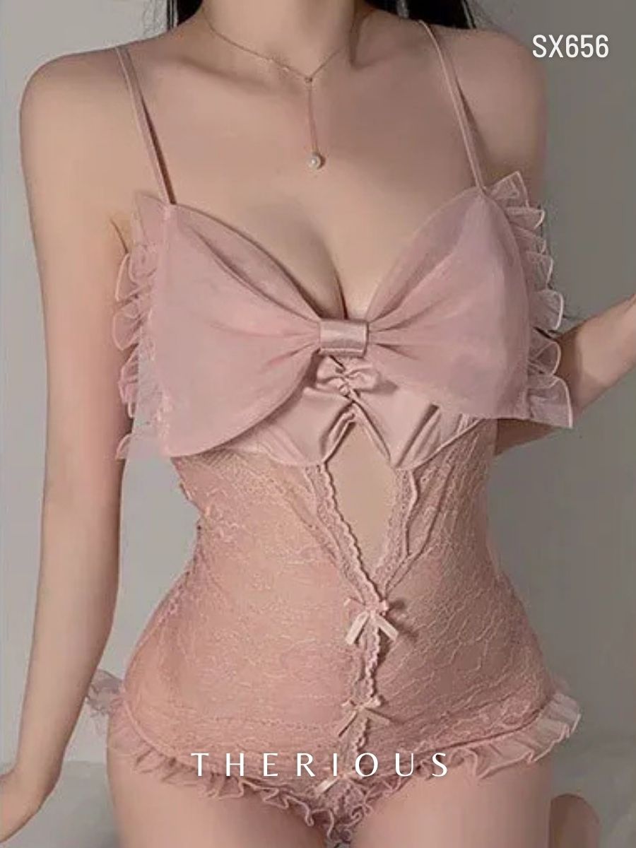 Honey Girl Sexy Lingerie Bodysuit SX656 [Ready Stock] [Got Plus Size]