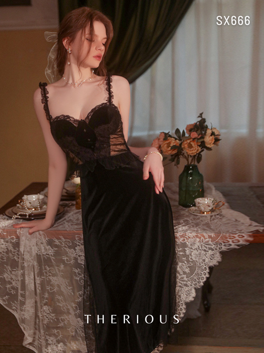Honey Girl Sexy Lingerie Long Dress SX666 [Pre-Order]