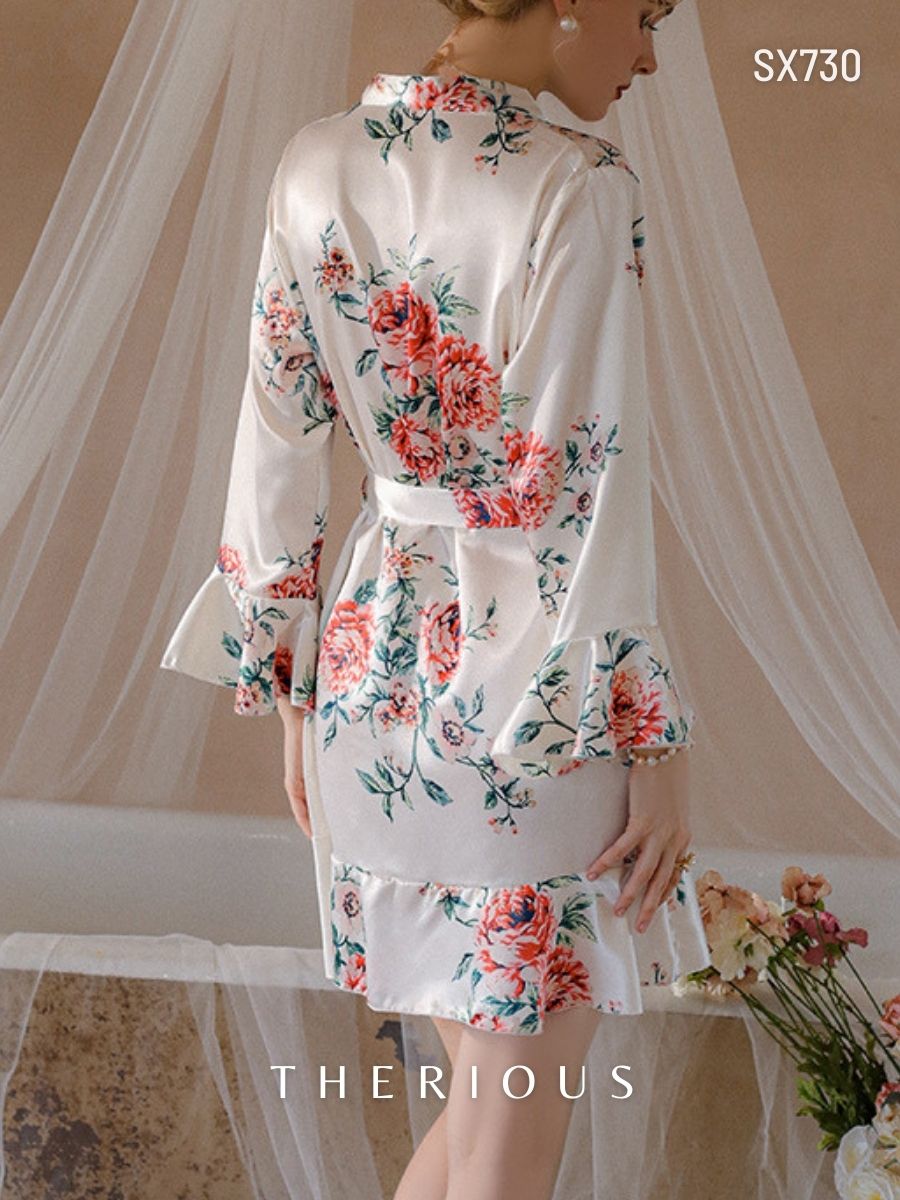 Ruby Lingerie Set with Robes SX730 [Ready Stock]