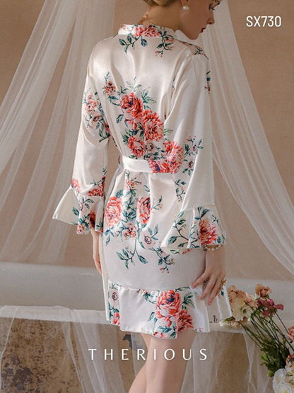 Ruby Lingerie Set with Robes SX730 [Ready Stock]