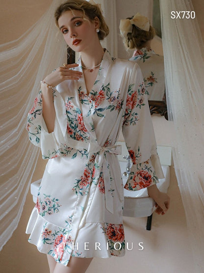 Ruby Lingerie Set with Robes SX730 [Ready Stock]