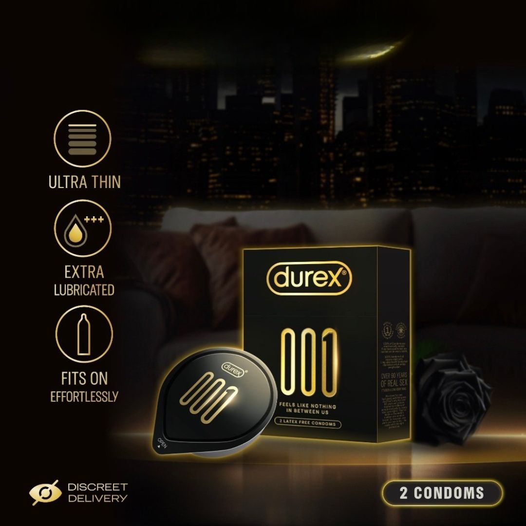 Durex 001 Condoms 2 Packs [Ready Stock]