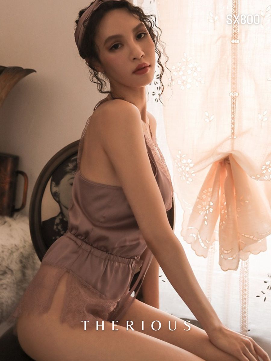 Stella Lace Bodysuit Lingerie SX800 [Ready Stock]