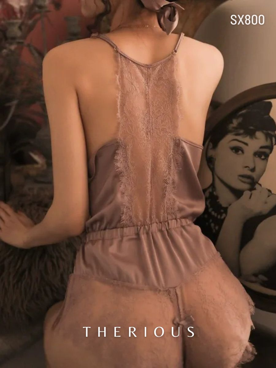 Stella Lace Bodysuit Lingerie SX800 [Ready Stock]