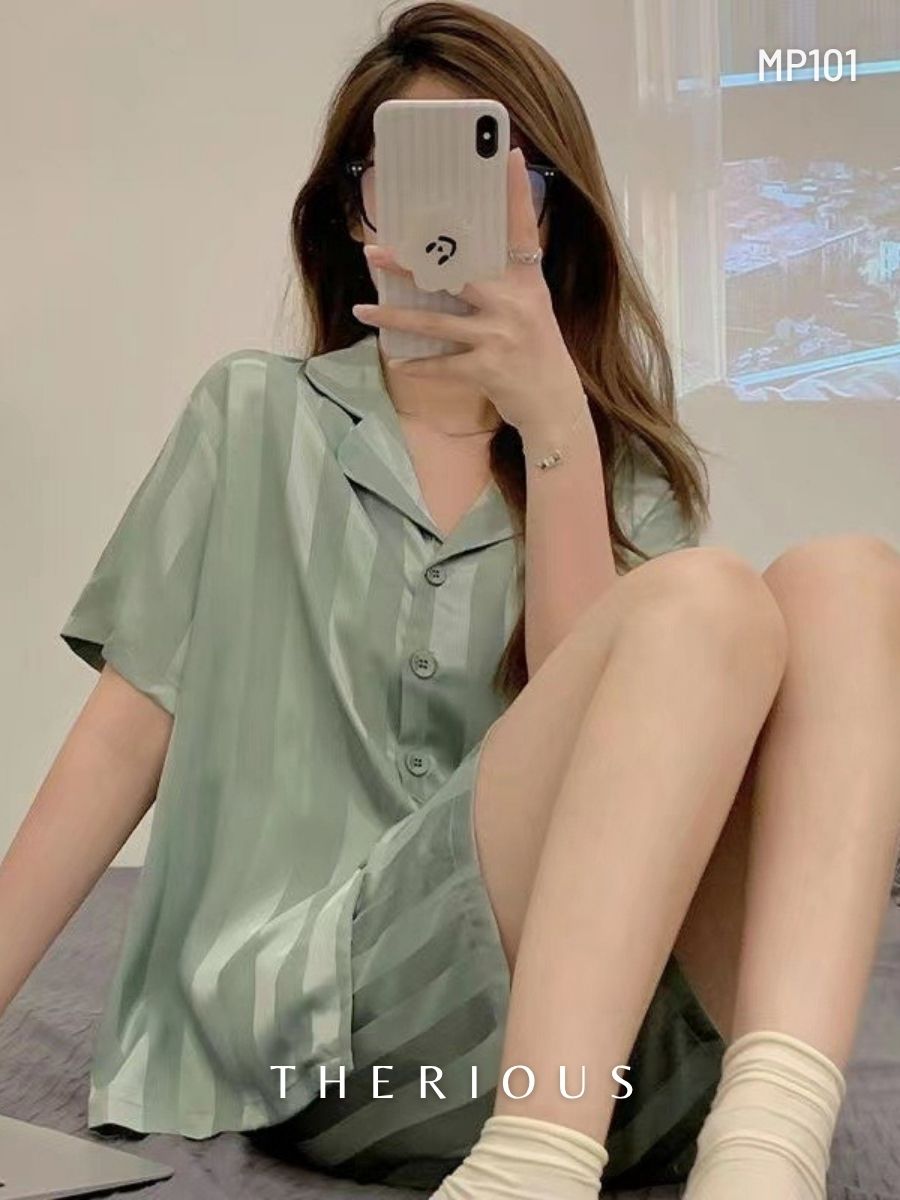 PREMIUM Pajamas Short Pants Set MP101 [Ready Stock]