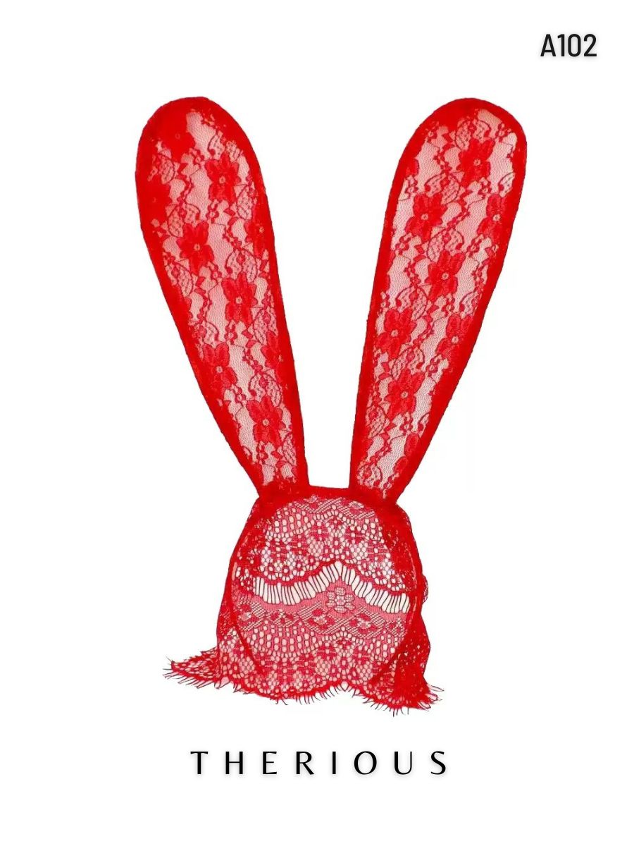 Rose Lace Rabbit Hairband A102 [Pre-order]