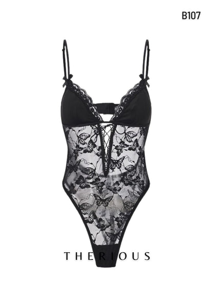 Maeve Lace Bodysuit Lingerie B107 [Ready Stock]