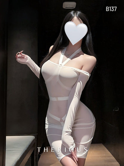 TamiaTulle Bodysuit Lingerie B137 [Ready Stock]