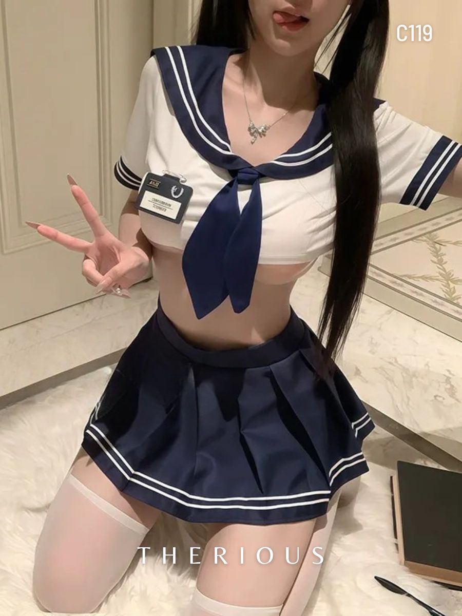 Rose Student Costume Lingerie C119 [Ready Stock]