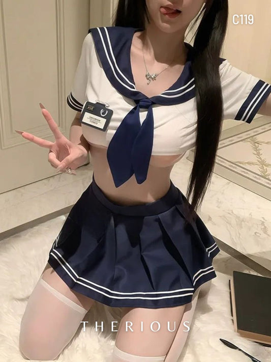 Rose Student Costume Lingerie C119 [Ready Stock]