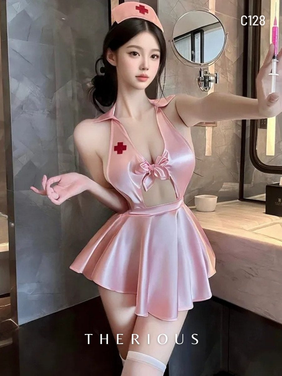 Rose Nurse Costume Lingerie C128 [Preorder]