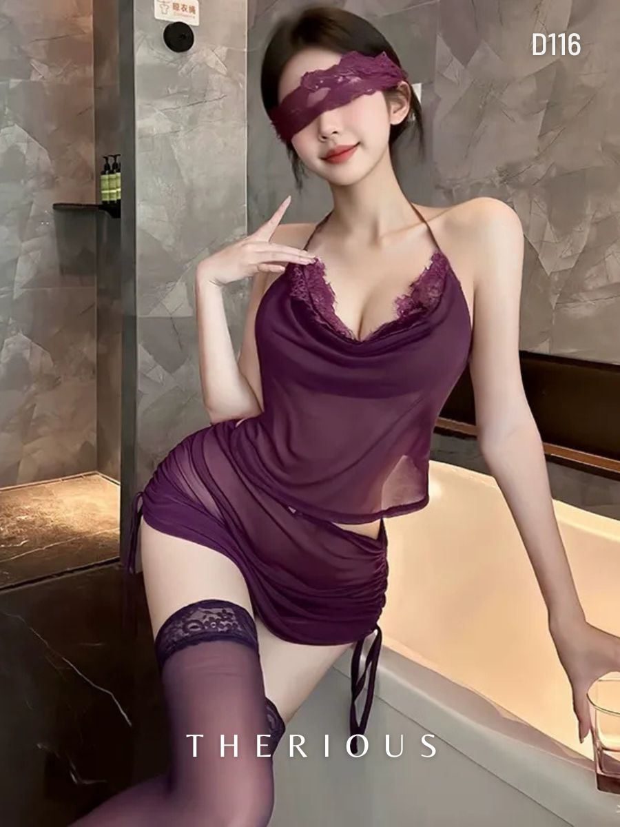 Jayla Tulle Dress Lingerie D116 [Ready Stock]